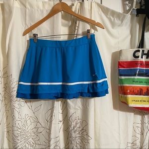 Nike USO dri fit blue tennis skirt